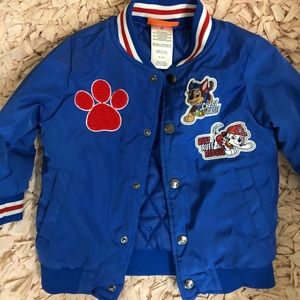 Kids paw patrol bomber jacket